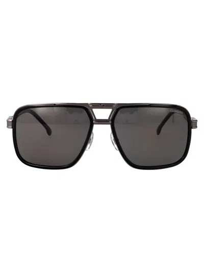 Carrera Black Dark Ruthenium Metal Sunglasses