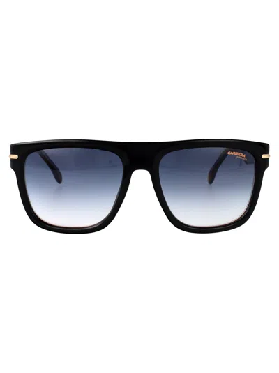 Carrera Black Gold Acetate Sunglasses