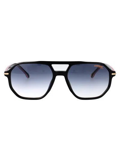 Carrera Black Gold Acetate Sunglasses
