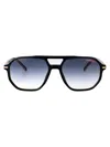 Carrera Black Gold Acetate Sunglasses In Blue