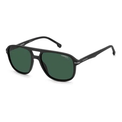 Carrera Black Injected Sunglasses In Green
