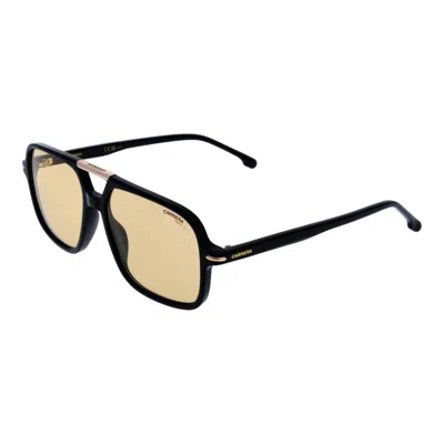 Carrera Black Men Sunglasses In C/uk Black Yellow