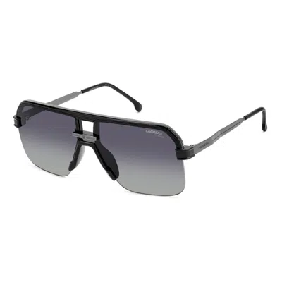 Carrera Black Metal Sunglasses In Gray