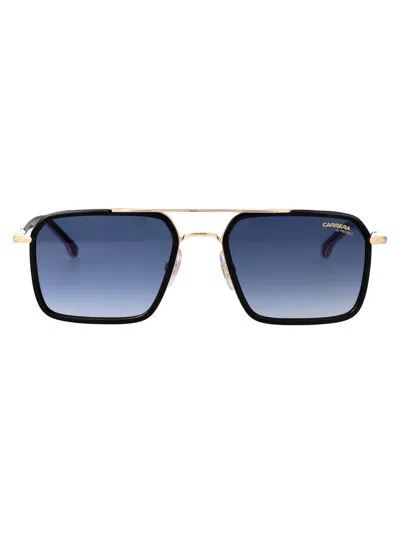 Carrera Black Red Stainless Steel Sunglasses In Blue