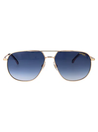 Carrera Black Red Steel Sunglasses In Blue