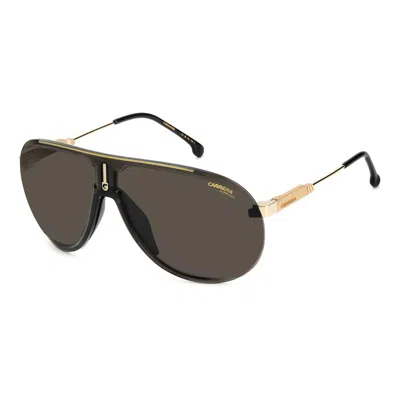 Carrera Black Resin Sunglasses In Metallic