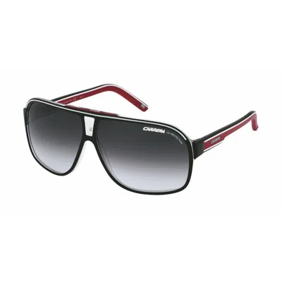Carrera Blackcrystal Blackwhite Red Acetate Sunglasses