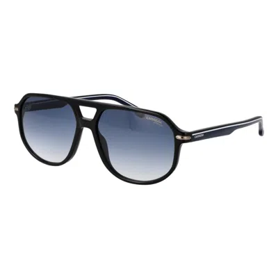 Carrera Rounded Acetate Aviator Sunglasses With Double Bridge In Multi