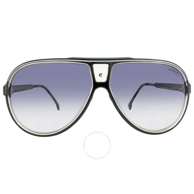 Carrera Blue Gradient Pilot Men's Sunglasses  1050/s 0d51/08 63 In Black / Blue