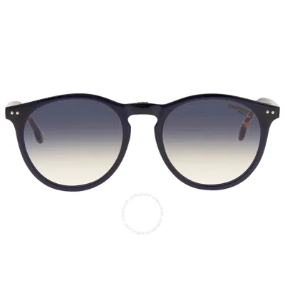 Carrera Blue Grey Gradient Round Unisex Sunglasses  2006t/s 08vg/uy 50 In Black
