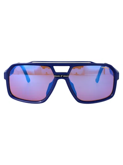 Carrera Blue Grey Injectate Sunglasses In Purple
