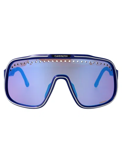 Carrera Blue Grey Injectate Sunglasses In Multi