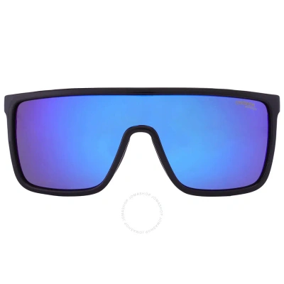 Carrera Blue Round Unisex Sunglasses  8060/s 0d51/z0 99 In Black / Blue