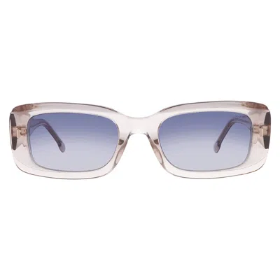 Carrera Blue Shaded Rectangular Ladies Sunglasses  3014/s 010a/08 53