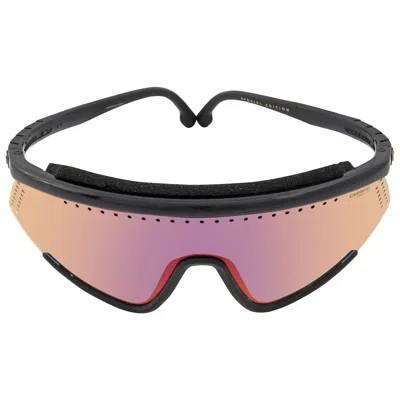 Carrera Blue Shaded Red Shield Unisex Sunglasses Hyperfit 10/se 0807/yb 99 In Blue/red
