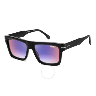 Carrera Blue Shaded Red Square Men's Sunglasses  305/s 0807/yb 54