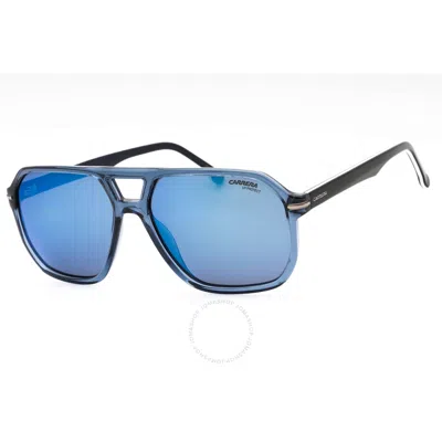 Carrera Blue Sky Mirror Navigator Men's Sunglasses  302/s 0pjp/xt 59