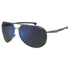Carrera Blue Sky Mirror Pilot Men's Sunglasses  Ducati 030/s 0v6d/xt 67 In Blue