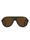 Carrera Browline Sunglasses In Black
