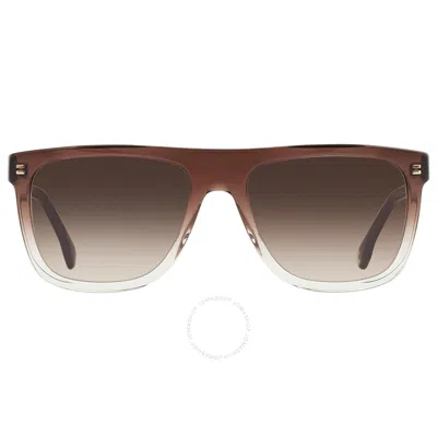 Carrera Brown Gradient Browline Men's Sunglasses  267/s 00my/ha 56