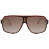 Carrera Brown Gradient Navigator Men's Sunglasses  1001/s 0c9k/ha 62 In Brown