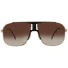 Carrera Brown Gradient Navigator Men's Sunglasses  1043/s 02m2/ha 65 In Brown