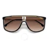 Carrera Brown Gradient Navigator Men's Sunglasses  1056/s 02m2/ha 61 In Black / Brown / Gold
