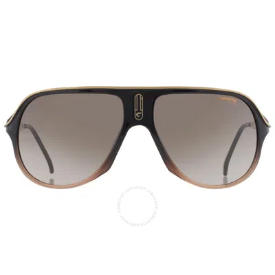 Carrera Brown Gradient Navigator Unisex Sunglasses Safari65/n 0dcc/ha 62