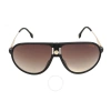 CARRERA CARRERA BROWN GRADIENT PILOT UNISEX SUNGLASSES CARRERA 1034/S 0807/HA 63