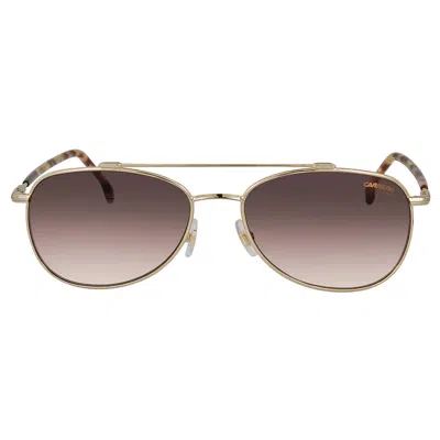 Carrera Brown Gradient Pilot Unisex Sunglasses  224/s 0j5g/ha 58 In Gold