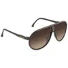 Carrera Brown Gradient Pilot Unisex Sunglasses Champion/n 0807/ha 62 In Brown