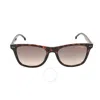 Carrera Brown Gradient Rectangular Unisex Sunglasses  2022t/s 0086/ha 51 In Brown