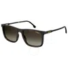 Carrera Brown Gradient Square Unisex Sunglasses  231/s 0086/ha 55