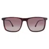 Carrera Brown Gradient Square Unisex Sunglasses  231/s 0086/ha 55 In Brown
