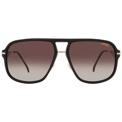 Carrera Brown Rectangular Men's Sunglasses  296/s 02m2/ha 60 In Black
