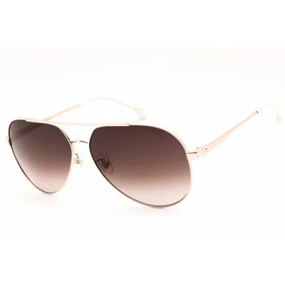 Carrera Brown Shaded Pilot Ladies Sunglasses  3005/s 0r1a/ha 63 In Burgundy