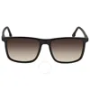 Carrera Brown Shaded Rectangular Unisex Sunglasses  231/s 0r60/ha 55
