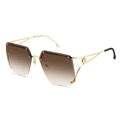Carrera Brwngold B Stainless Steel Sunglasses In Brown