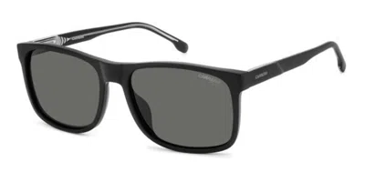 Carrera C Flex 01/g/s Asian Fit Polarized 003/m9 Men's Sunglasses Black Size 57