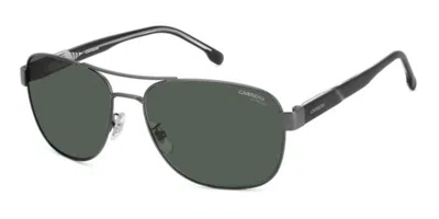 Carrera C Flex 02/g/s Asian Fit R80/qt Men's Sunglasses Silver Size 60