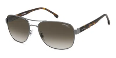 Carrera C Flex 02/g/s Asian Fit Tz2/ha Men's Sunglasses Silver Size 60 In Multi