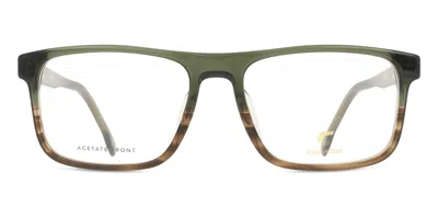 Carrera C Flex 04/g Asian Fit Men's Glasses, Green, Size 55