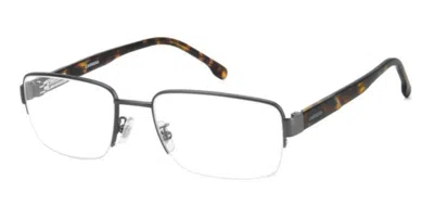 Carrera C Flex 05/g Asian Fit Men's Glasses, Silver, Size 56 In Gray