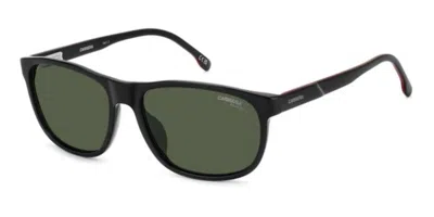 Carrera C Flex 08/g/s Asian Fit Polarized 807/uc Men's Sunglasses Black Size 58