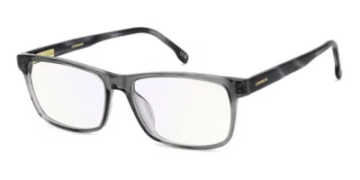 Carrera C Flex 18/g Asian Fit Men's Glasses, Clear, Size 55 In Gray