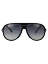 Carrera Matte Black Dark Ruthenium Injectate Sunglasses In Black