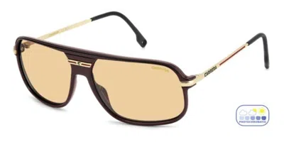 Carrera C Sport 10/s 6k3/q6 Occhiali Da Sole Borgogna Per Uomo In Neutral