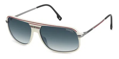 Carrera C Sport 10/s Szj/08 Occhiali Da Sole Bianchi Per Uomo In Green