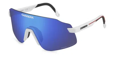 Carrera C Sport 16/s 6ht/z0 Occhiali Da Sole Bianchi Per Uomo In Blue