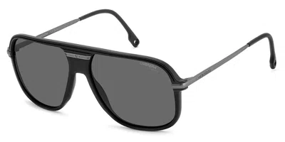 Carrera C Sport 17/s Polarized 003/m9 Men's Sunglasses Black Size 60 In Matte Black